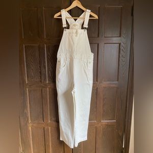 Madewell White Overalls